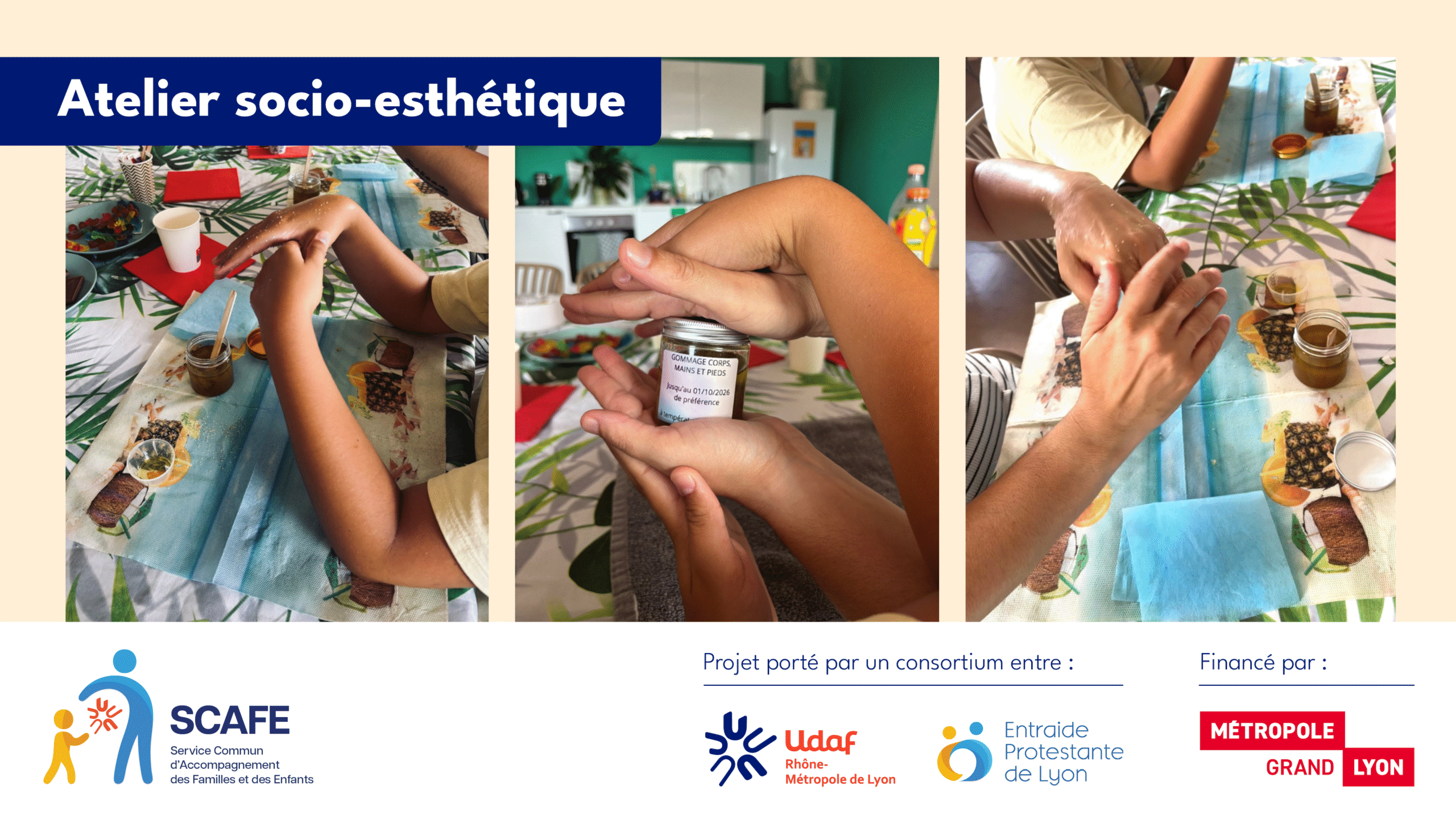 Un atelier socio-esthétique au SCAFE